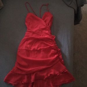 Lucy in The Sky- Avianna pleated ruffle dress